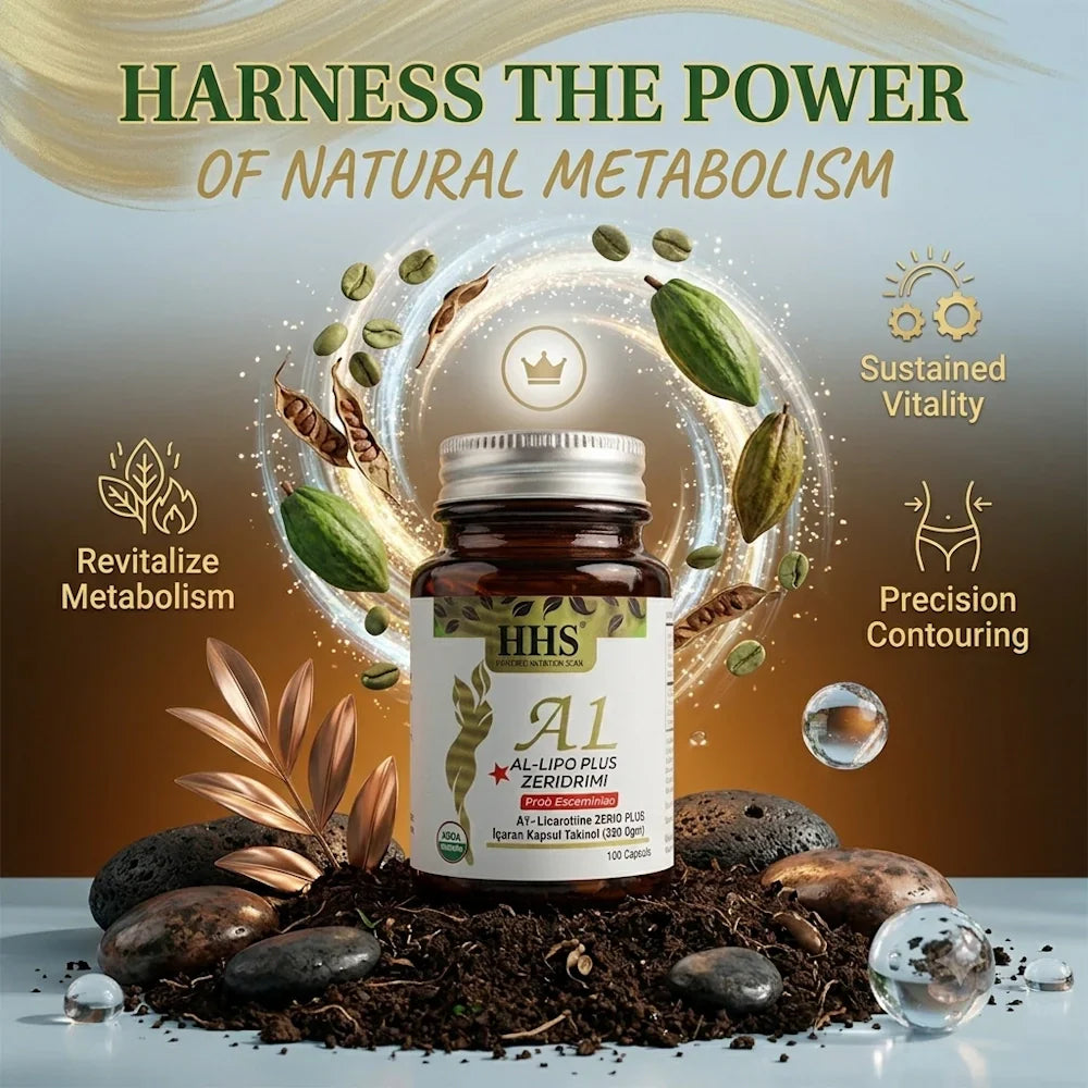 HHS A1 L-Carnitine Lepidium Herbal 30 Capsules for Weight Loss 