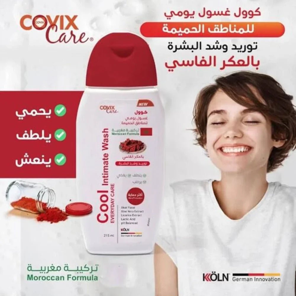 Covix Care Cool Intimate Wash Everyday Care Moroccan Formula Aker Fassi - Live Life