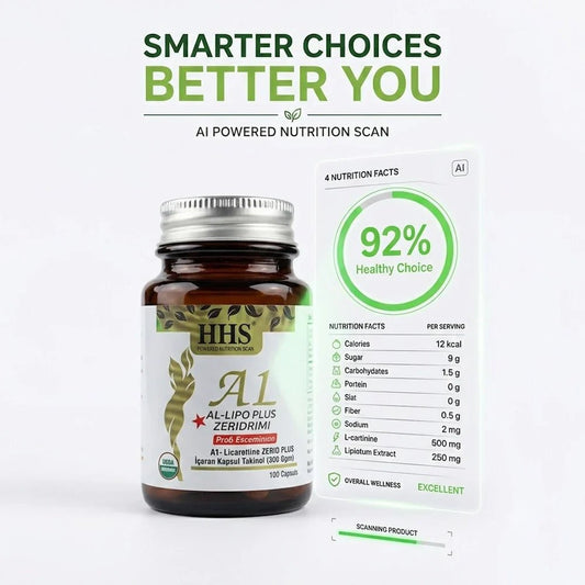 HHS A1 L-Carnitine Lepidium Herbal 30 Capsules for Weight Loss - Live Life