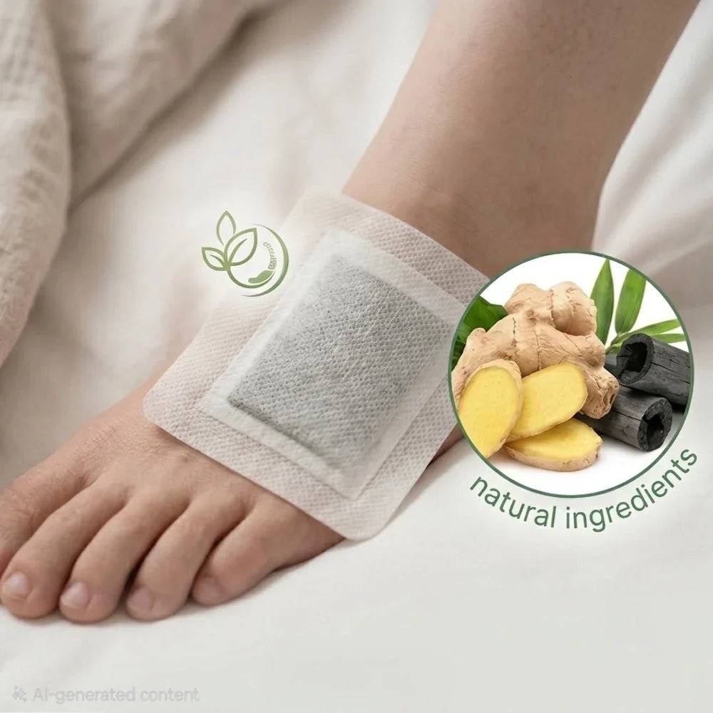 Kinoki Cleanse & Energize Foot Patch - 10 Detox Pads - Live Life