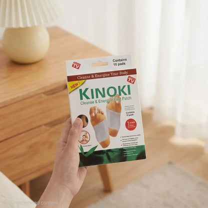 Kinoki Cleanse & Energize Foot Patch - 10 Detox Pads - Live Life