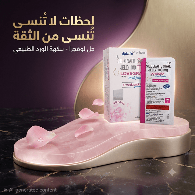 Lovegra Feminine Gel, Rose Flavor, Single Packet - Live Life