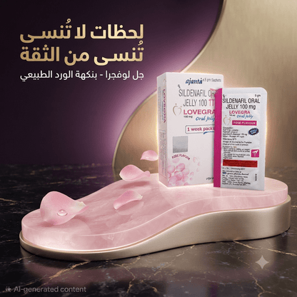 Lovegra Feminine Gel, Rose Flavor, Single Packet - Live Life
