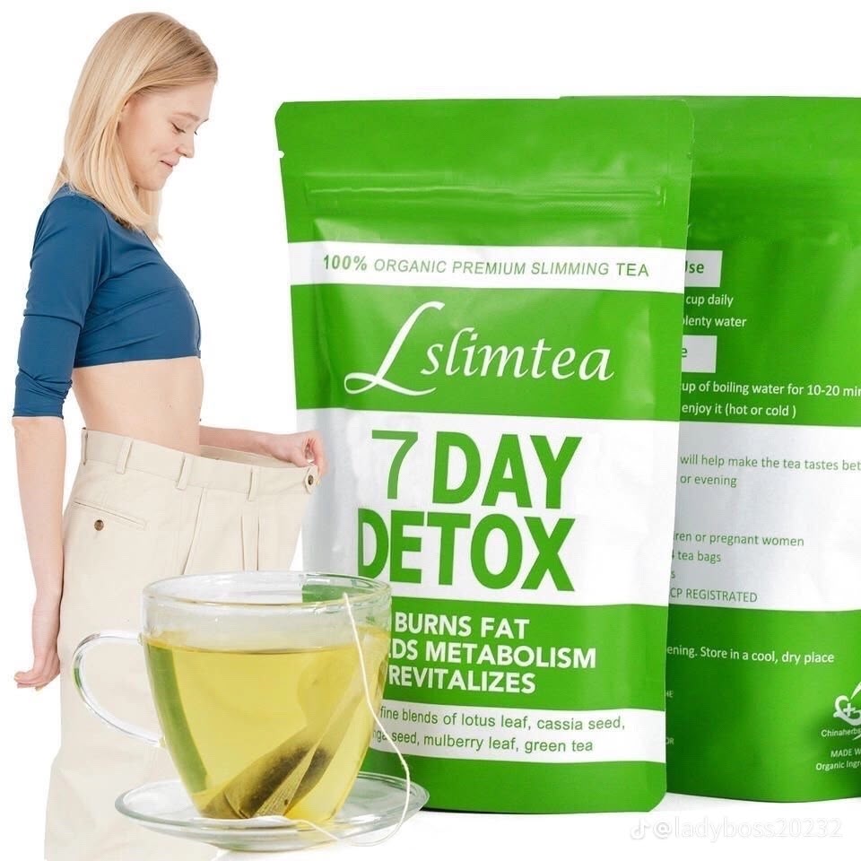 Lslimtea 100% Organic Premium Slimming Tea - 7 Day Detox - Live Life