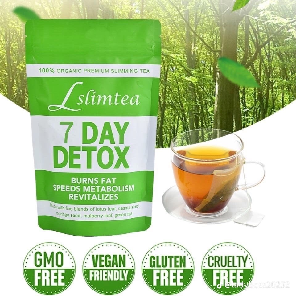 Lslimtea 100% Organic Premium Slimming Tea - 7 Day Detox - Live Life