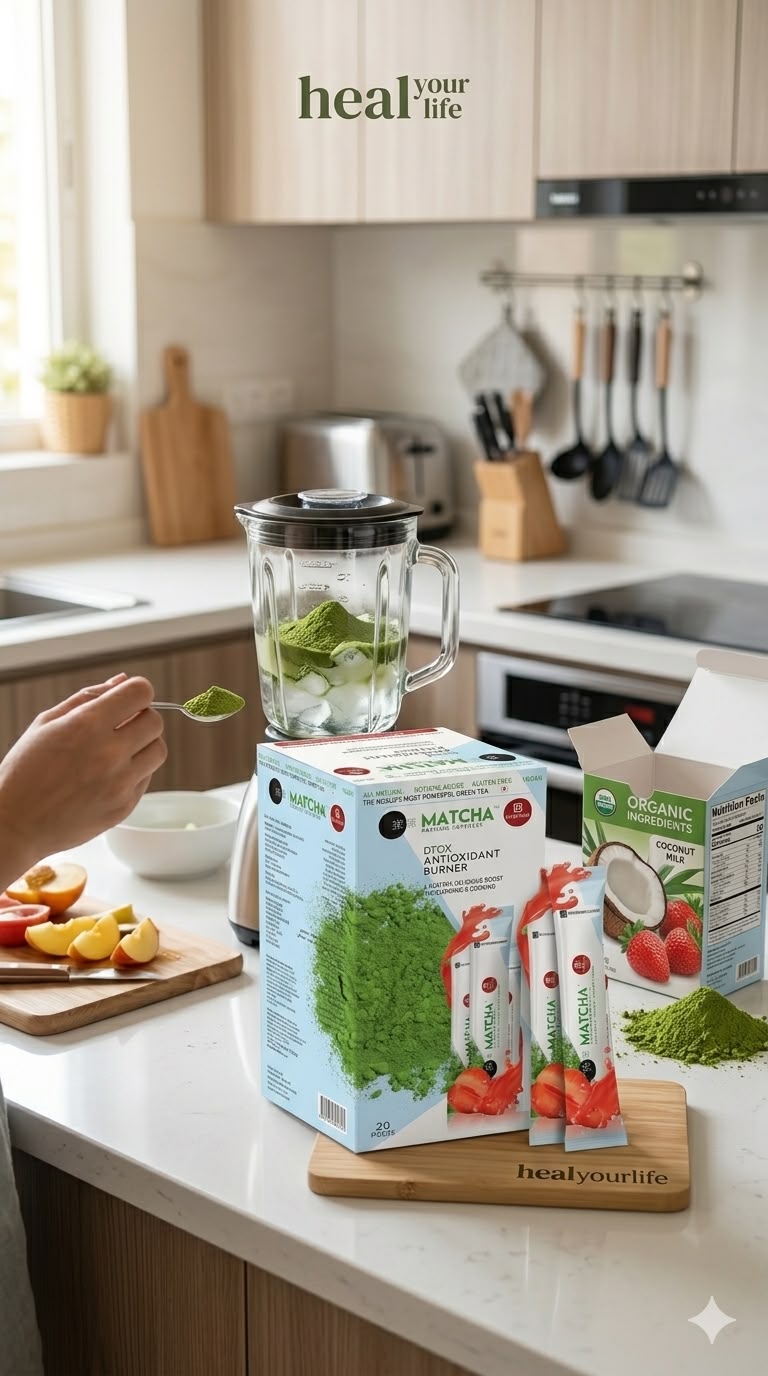 MATCHA DTOX ANTIOXIDANT BURNER - Premium Japanese - Live Life