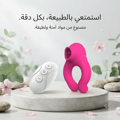 Remote-controlled sucking and vibrating rabbit vibrator - Live Life