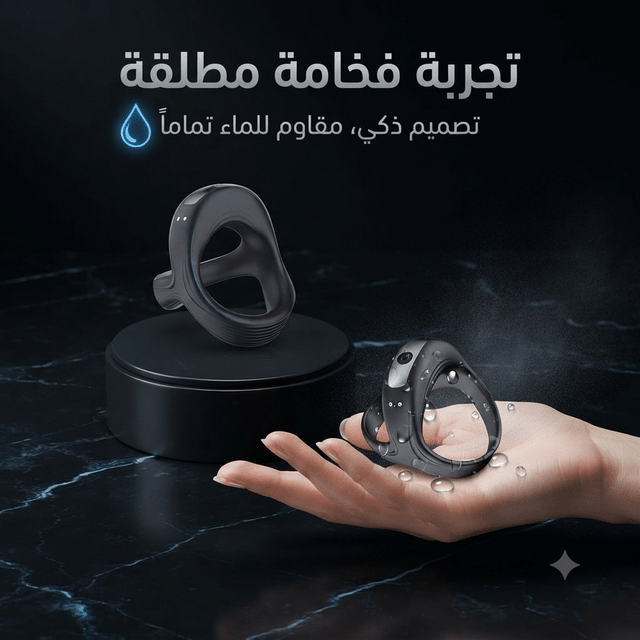 Smart Vibrating Cock Ring Dual Stimulation Ring - Live Life
